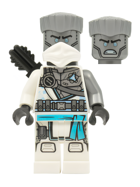 Минифигурка Lego Zane - The Island, Mask and Hair, Quiver njo687 U